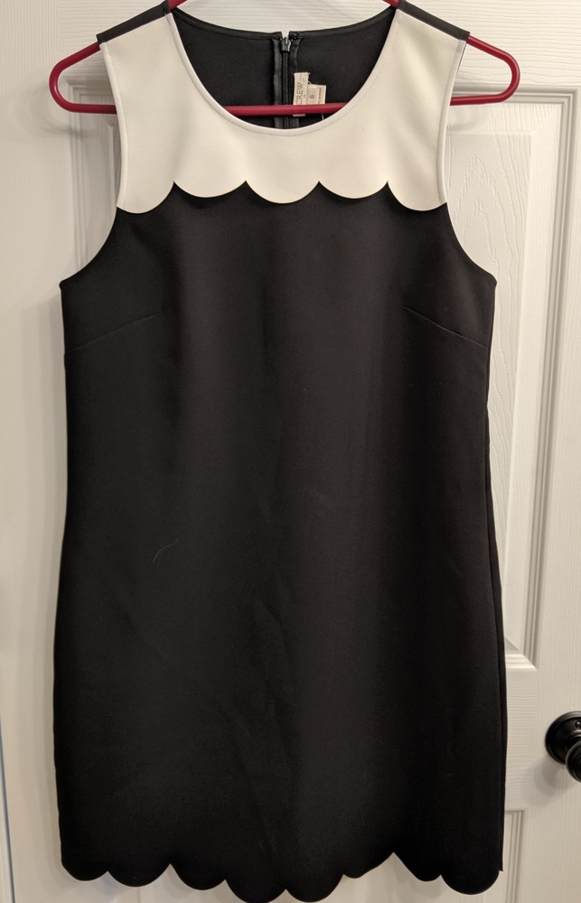JCrew Scallop Dress